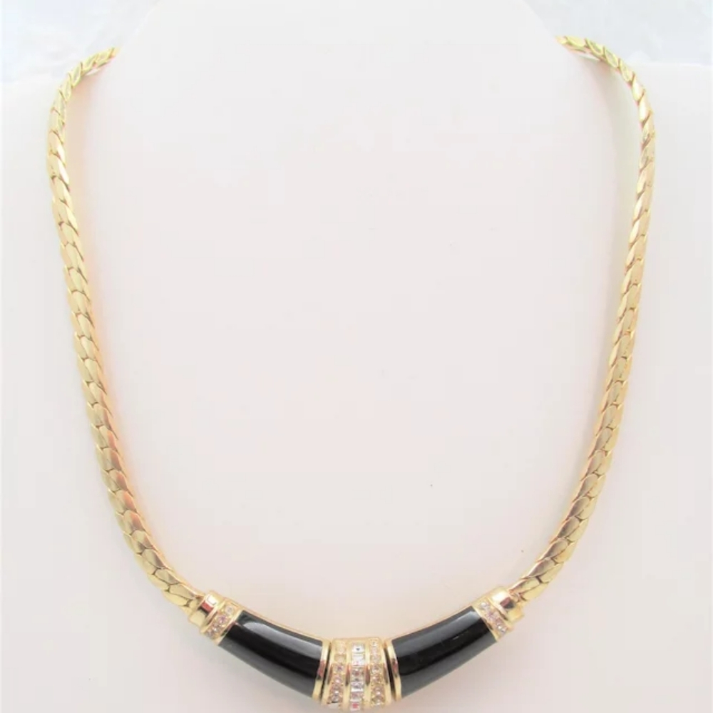 Vintage Christian Dior Necklace and Earrings - Picture 3 of 6